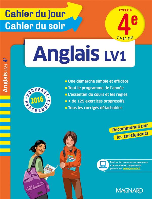 ANGLAIS-4E-COURS-150-EXERCICES-ET-AIDE-MEMOIRE-VISUEL-CAHIER-DU-JOUR-CAHIER-DU-SOIR-CONCU-ET