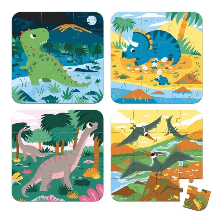 4-PUZZLES-DINOSAURES-6-9-12-16-PCES-1