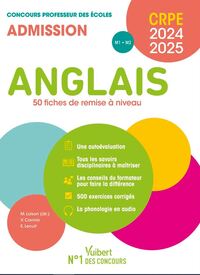 Anglais Crpe Fiches De Remise A Niveau Concours Professeur Des Ecoles