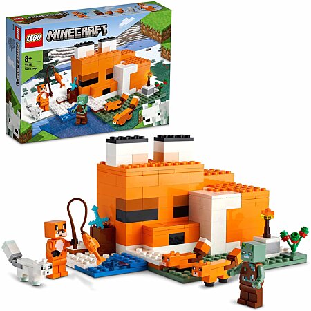 LEGO-REFUGE-RENARD-LEGO-MINECRAFT