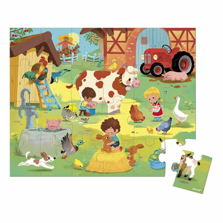 PUZZLE-UNE-JOURNEE-A-LA-FERME-24PCS-1