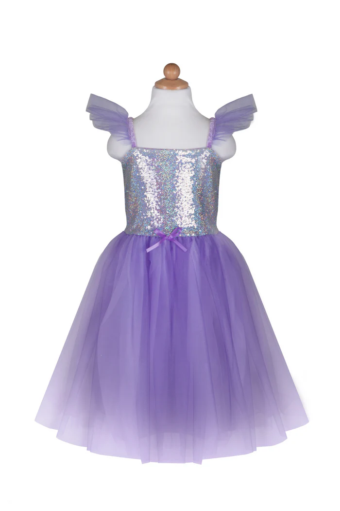 ROBE-PRINCESSE-PAILLETTES-LILAS