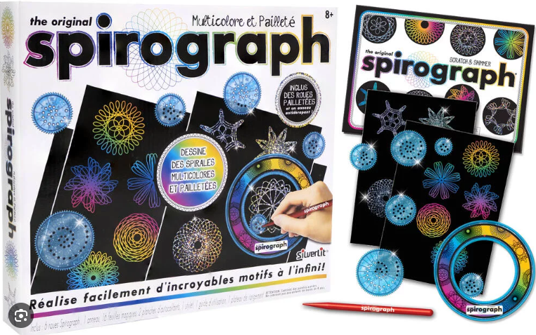 SPIROGRAPH-MULTICOLORE-ET-PAILLETE