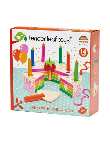 TENDER-LEAF-JEUX-DE-ROLE-GATEAU-DANNIVERSAIRE-ARC-EN-CIEL