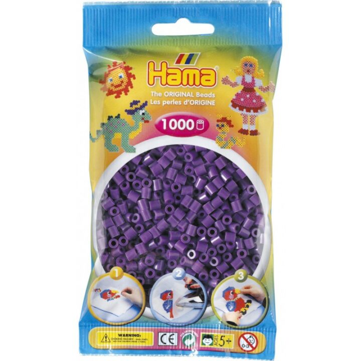 hama-perles-207-07-taille-midi-sachet-1000-perles-violet