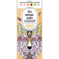 MES-MARQUE-PAGES-A-LAQUARELLE-ANIMAUX-TOTEM